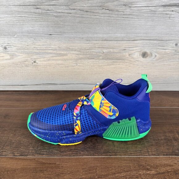 Nike Lebron Witness 7 Kaleidoscope PS Size 12C Deep Royal Blue White DQ8647 400 - Picture 7 of 9